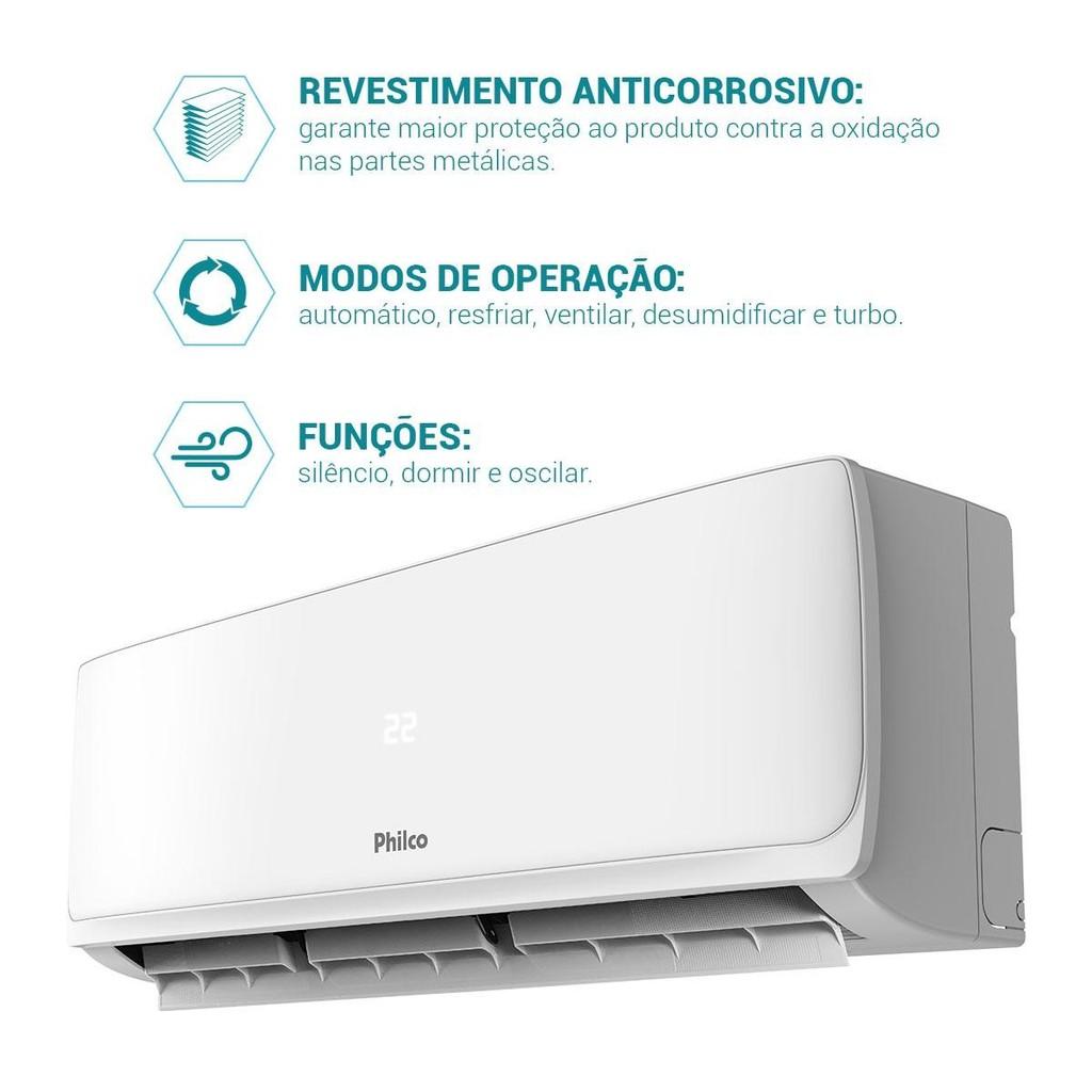 Ar Condicionado Split Philco 18.000 Btus Pac18fi Frio 220v