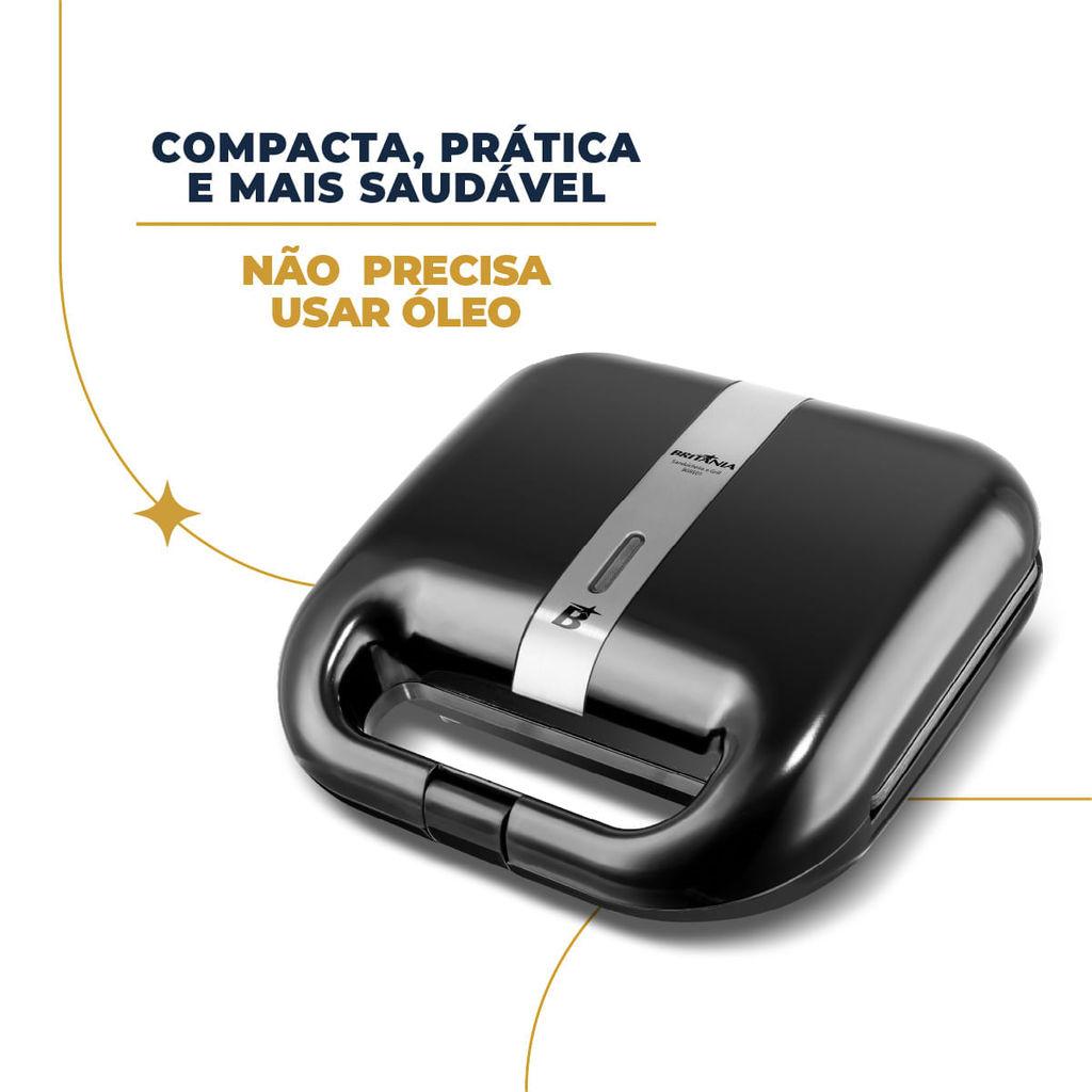 Sanduicheira E Grill Britânia 2 Em 1 750W Bgre01