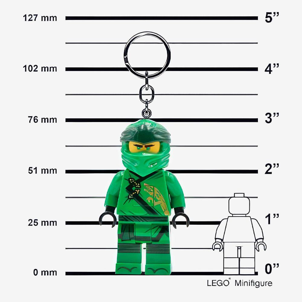 Chaveiro Lego Com Lanterna Ninjago Legacy Lloyd Lego