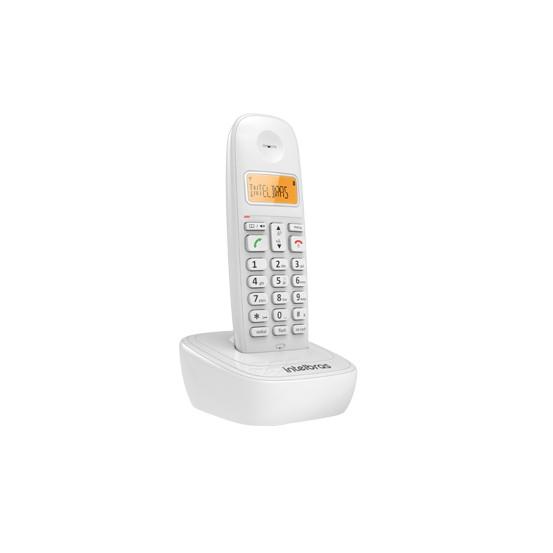 Telefone Sem Fio Com Identificador E Display Luminoso Ts 7510 Branco Intelbras