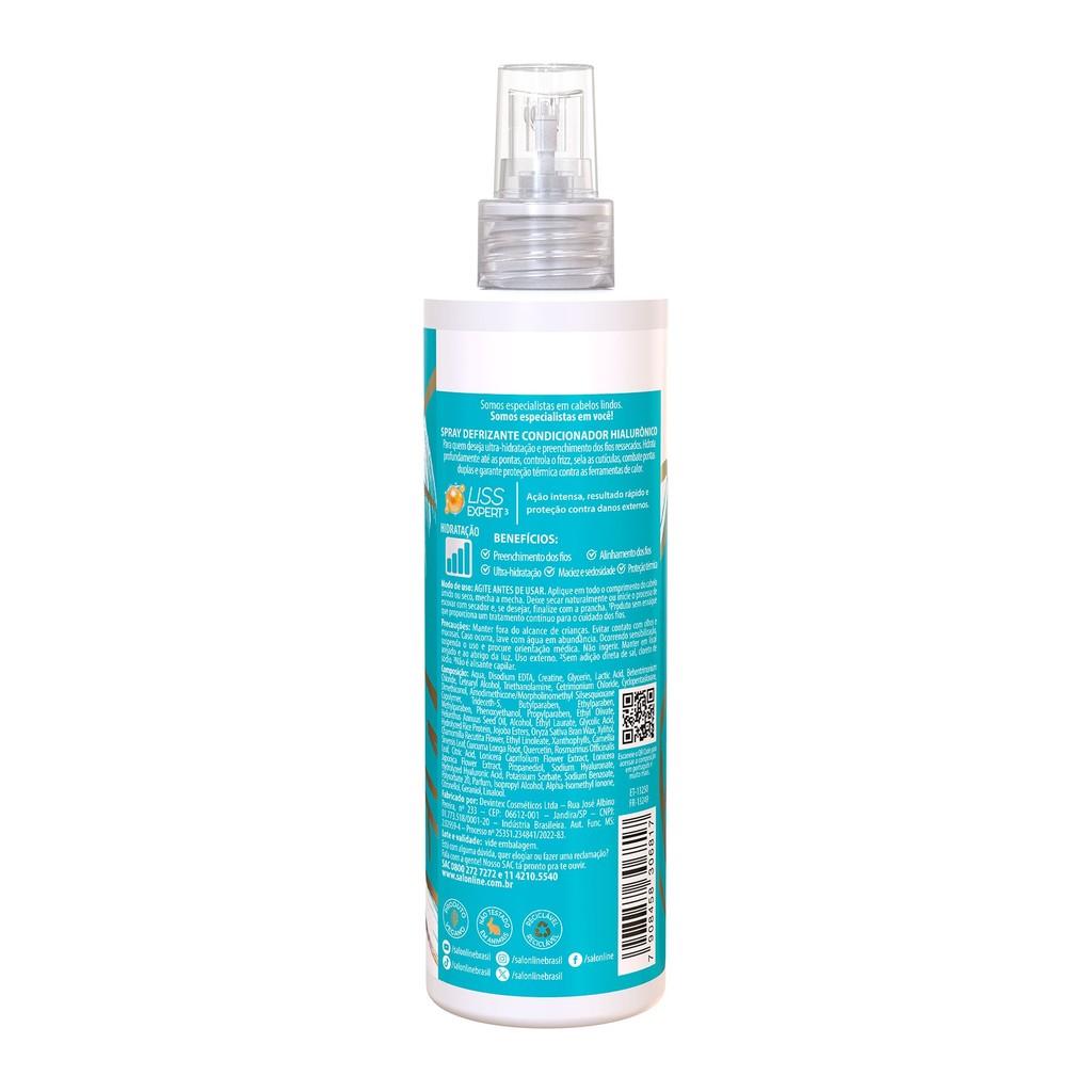 Spray Defrizante Protetor Térmico Meu Liso Hialurônico 240ml
