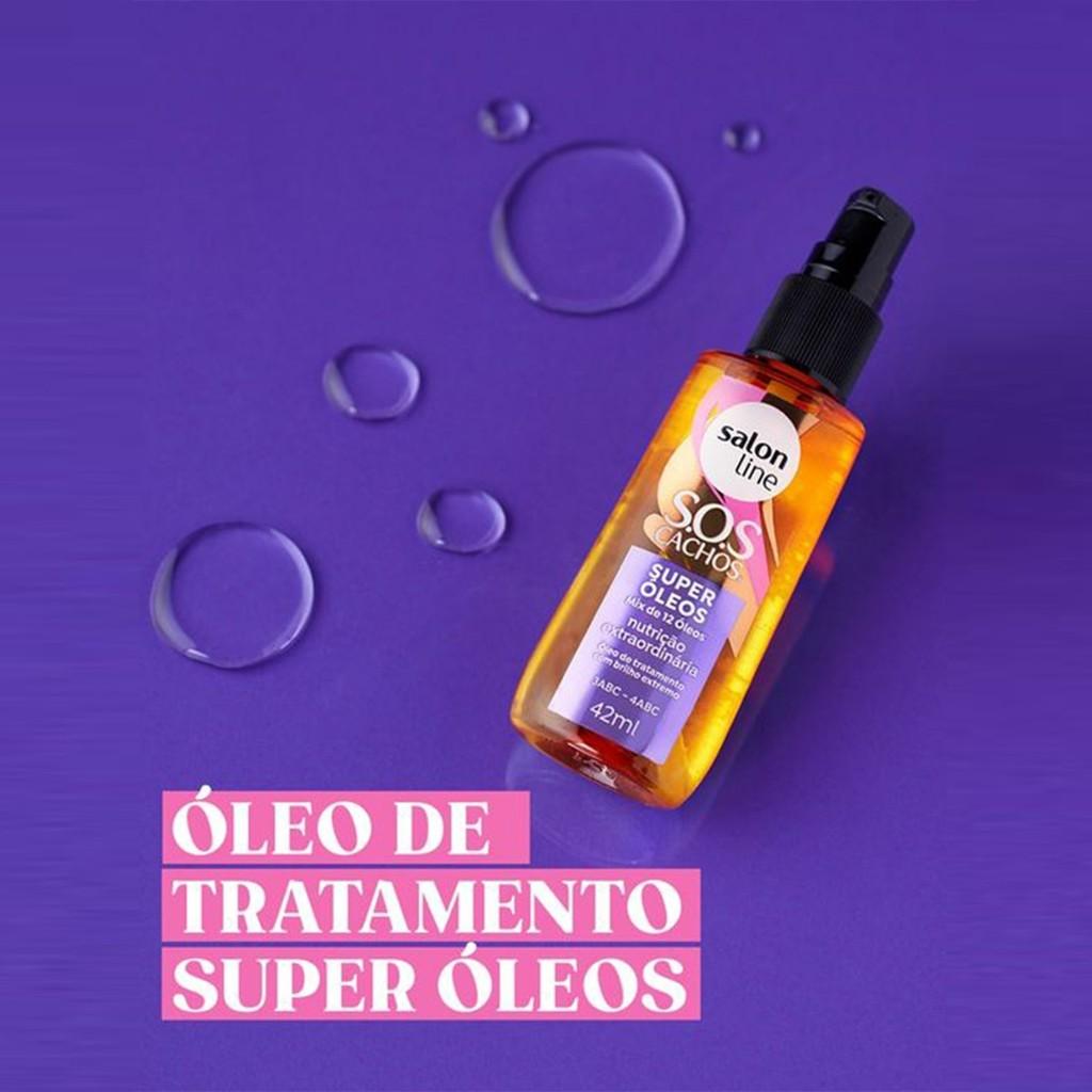 Óleo De Tratamento Sos Cachos Super Óleos 42ml