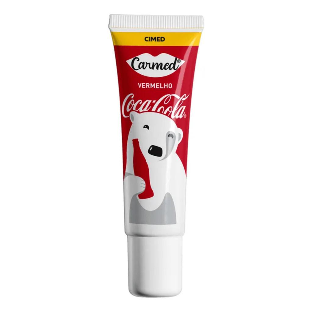 Kit Carmed Coca-cola 3 Hidratantes Labiais 10g + Engradado