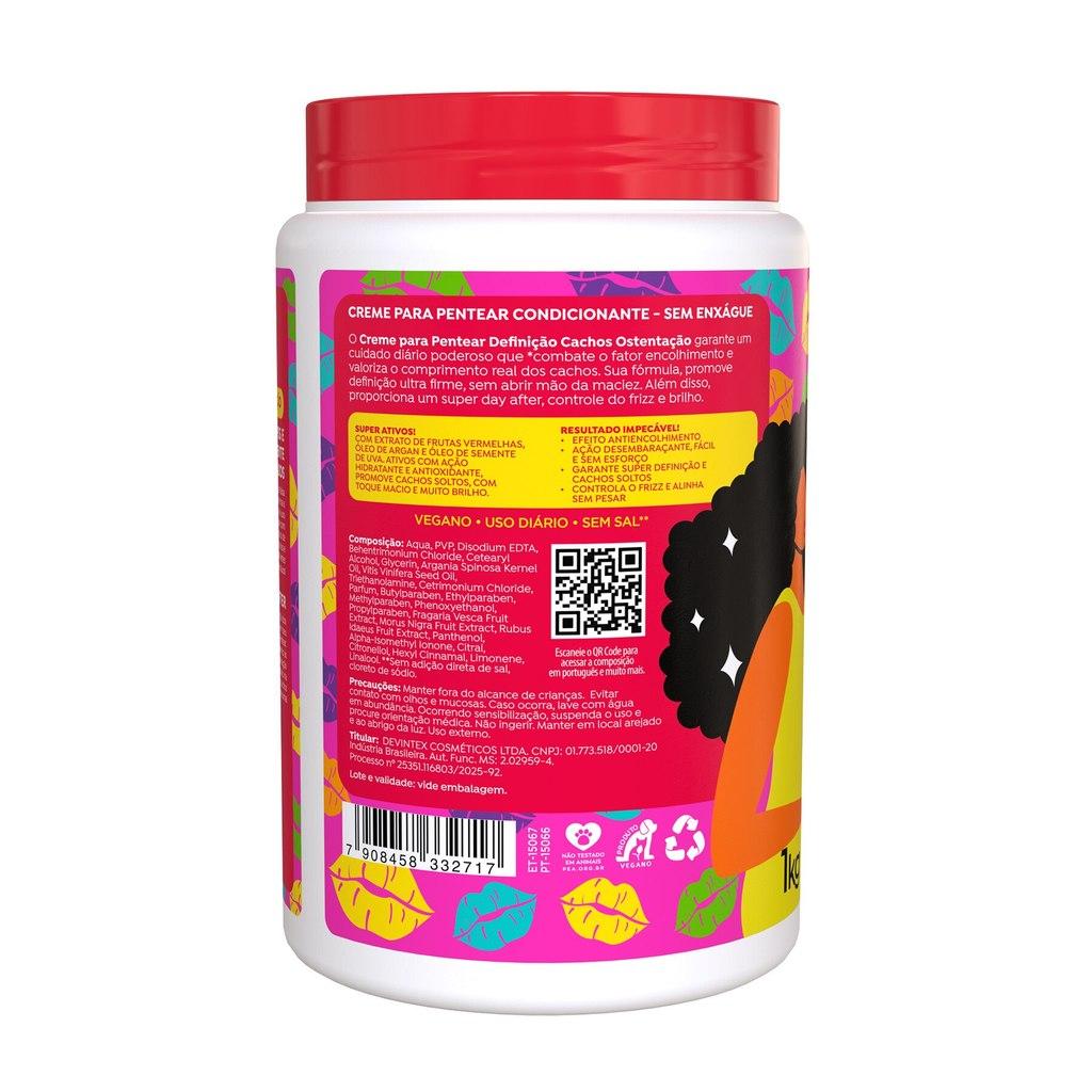 Creme Para Pentear Cachos Ostentação 1kg