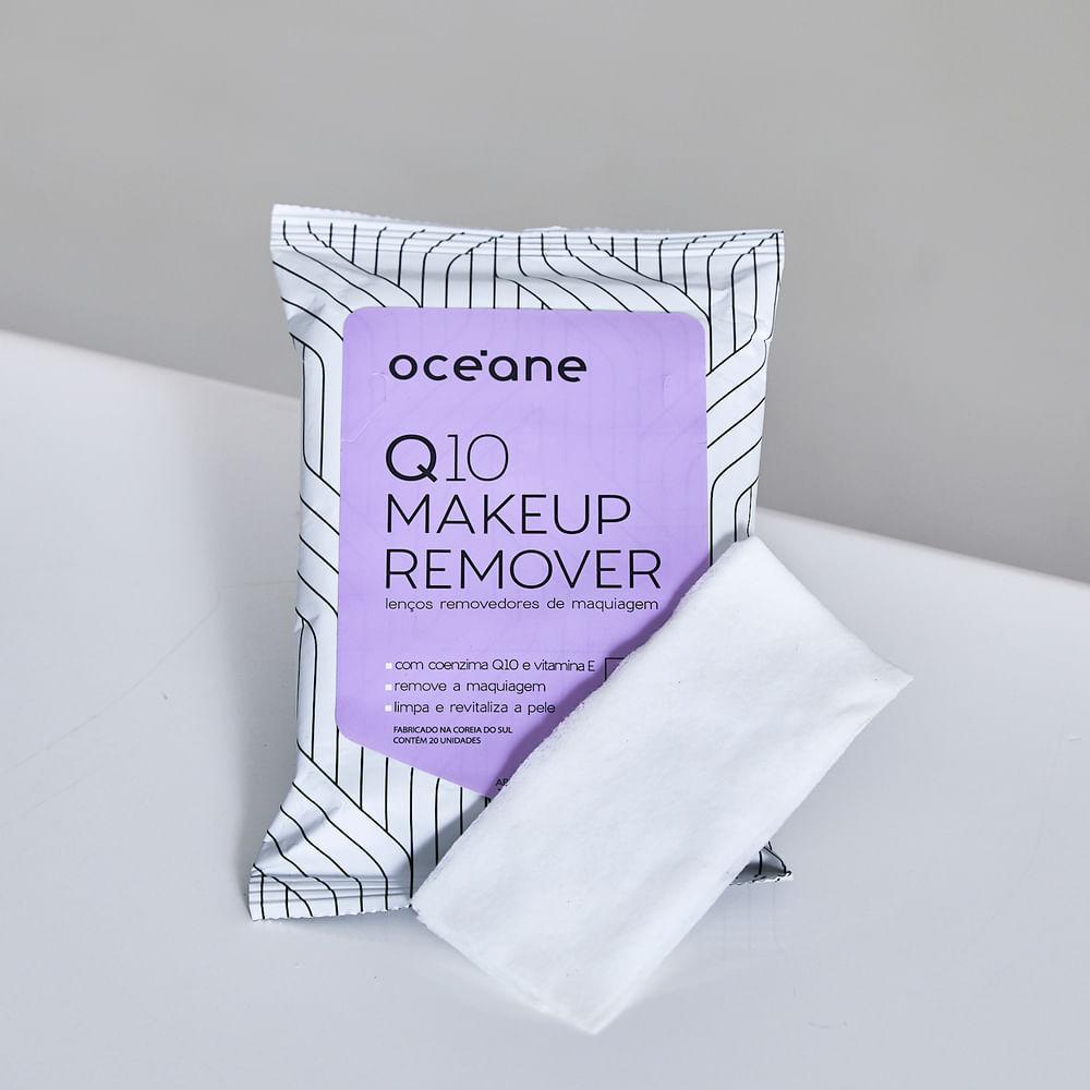 Lenços Demaquilantes C/Q10 E Vitamina E - Q10 Makeup Remover 20un