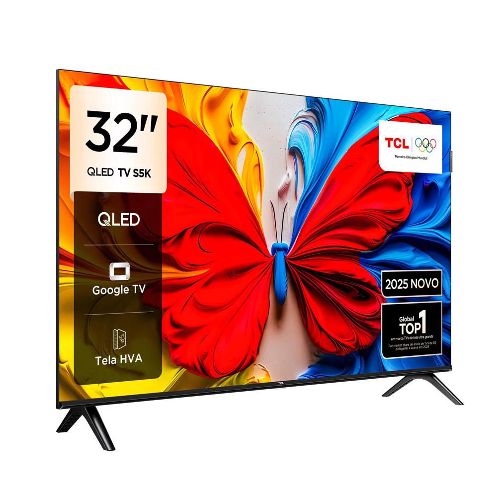 Smart TV 32 Polegadas Fhd 32s5k Qled Dolby Audio Tcl
