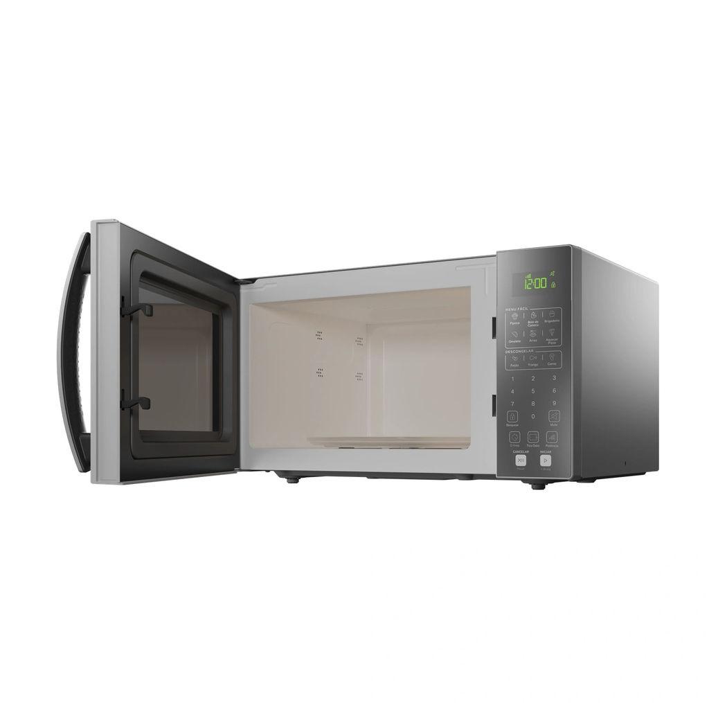Micro-ondas Consul 32 Litros Cor Cinza Espelhado Com Menu Fácil - Cms46ar