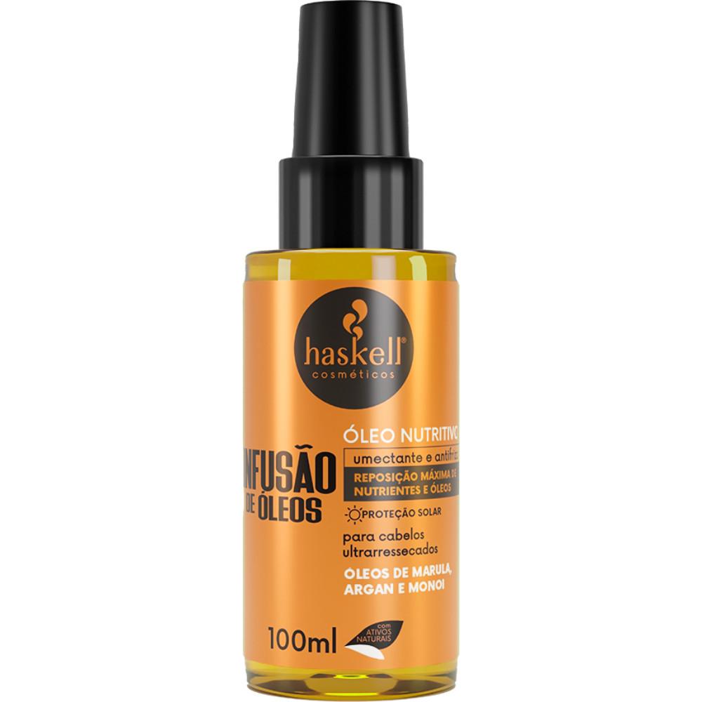 Óleo Para Cabelo Sérum Infusão De Óleos 100ml Haskell Óleo Nutritivo