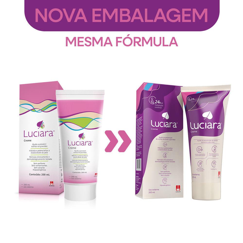 Luciara Creme Hidratante Com 200ml