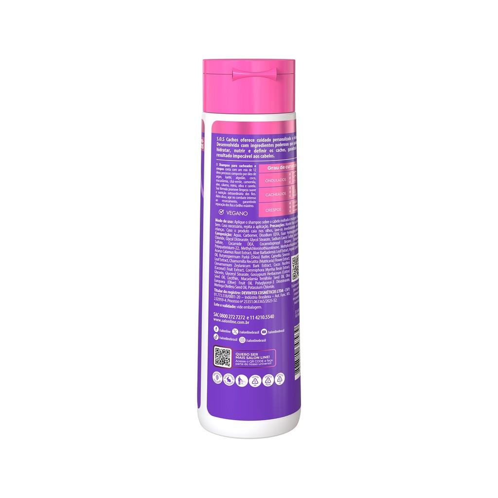 Shampoo Sos Cachos Super Óleos Salon Line 300ml