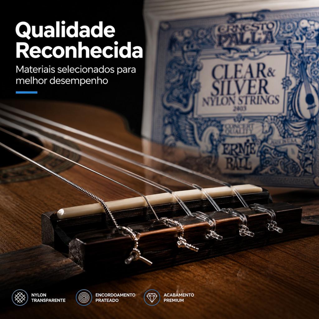 Encordoamento Violao Nylon Ernesto Palla 2403 Ernie Ball