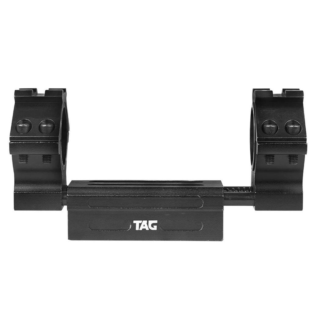 Suporte Mount Único Fixação De Luneta Com Absorção De Impacto Trilho 11mm