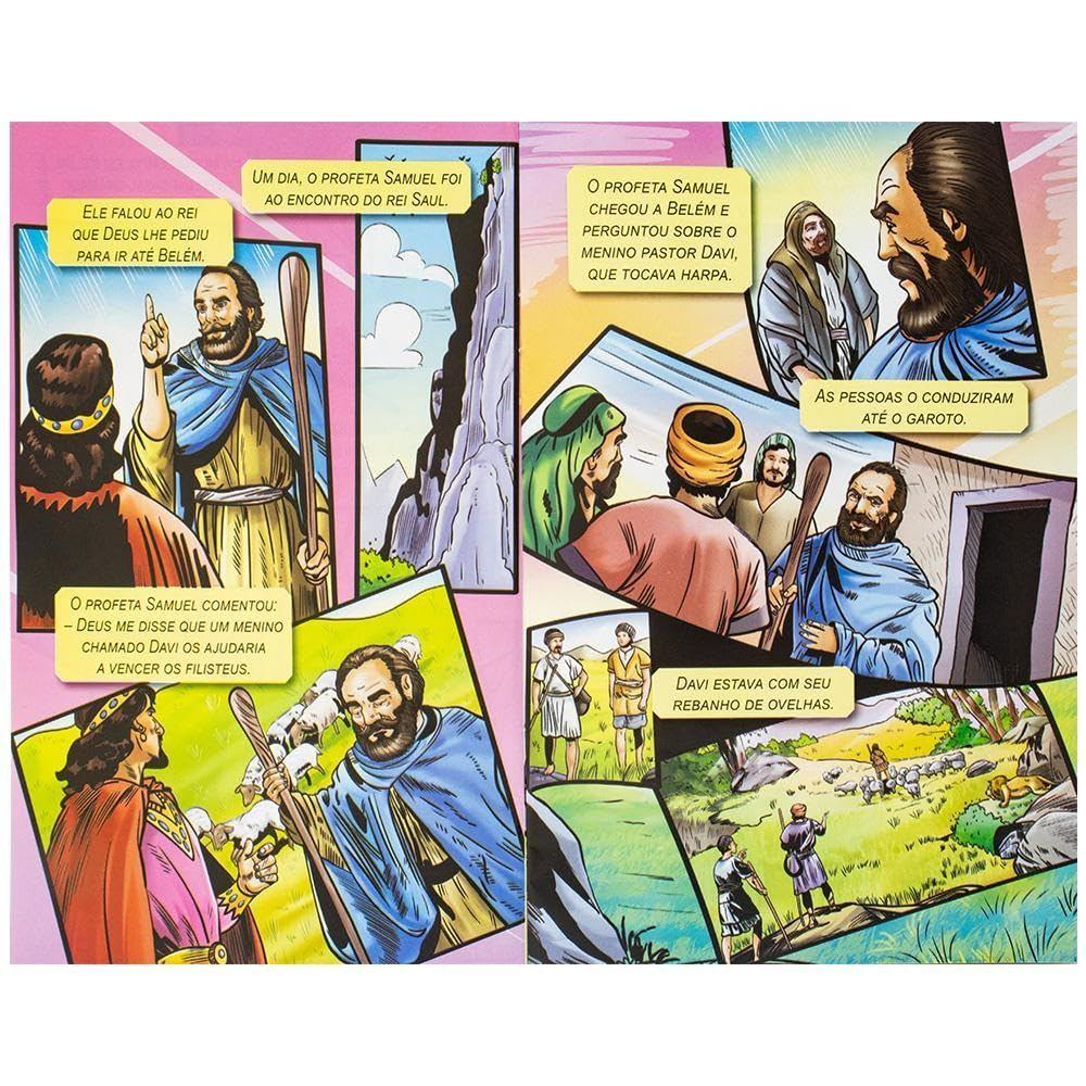 Clássicos Da Bíblia Em Quadrinhos Davi E Golias Sbn