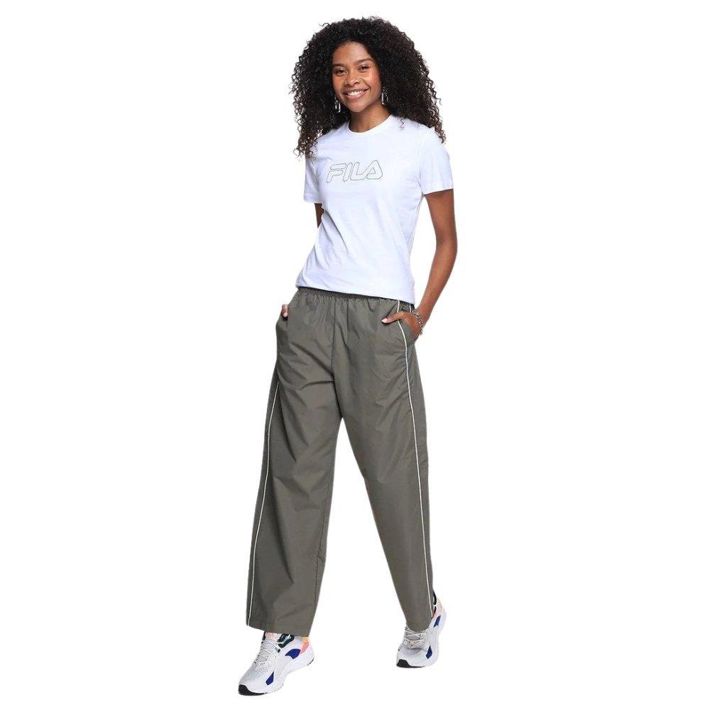 Camiseta Fila Regular Basic Outline Feminina