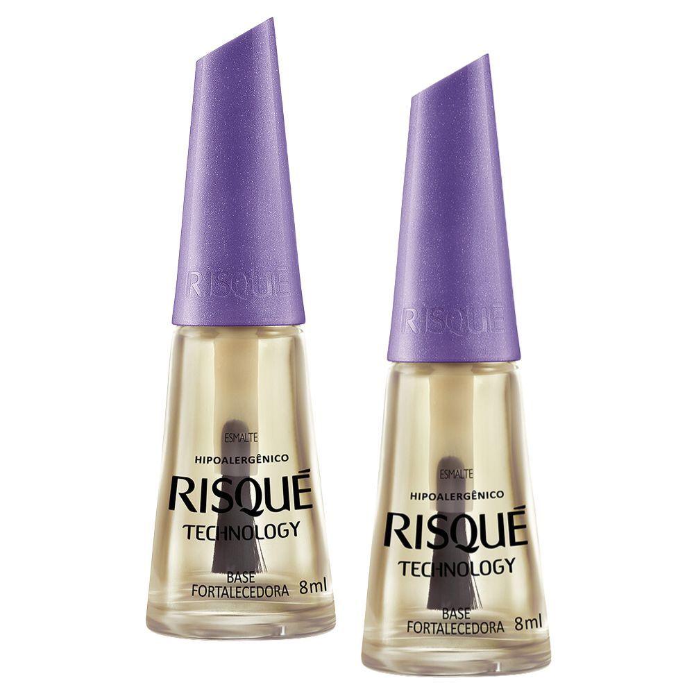 Kit 2 Base Fortalecedora Risqué Care 8ml