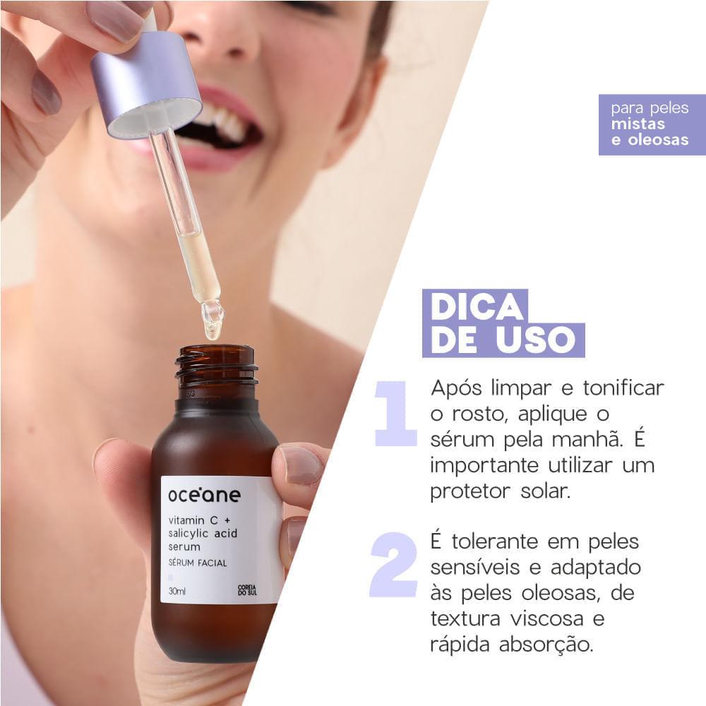 Sérum Facial De Vitamina C E Ácido Salicílico - Vitamin C + Salicilyc Acid Serum 30ml