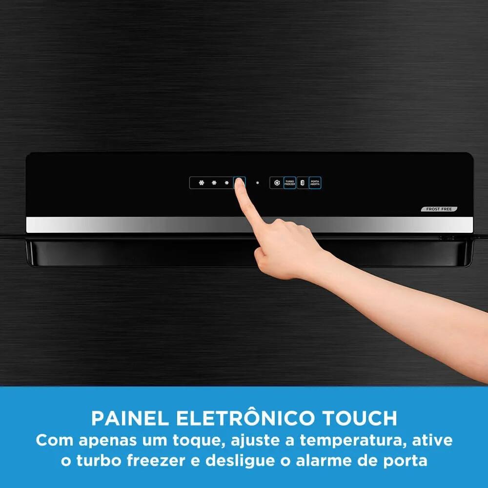 Geladeira Frost Free Duplex 473L Inverter Preto Midea