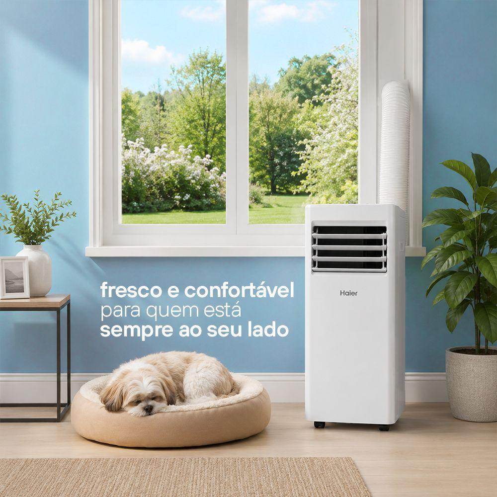 Ar Condicionado Portátil Haier 10000 Btus Frio 110V R32 Hmpf-10fc1nbp