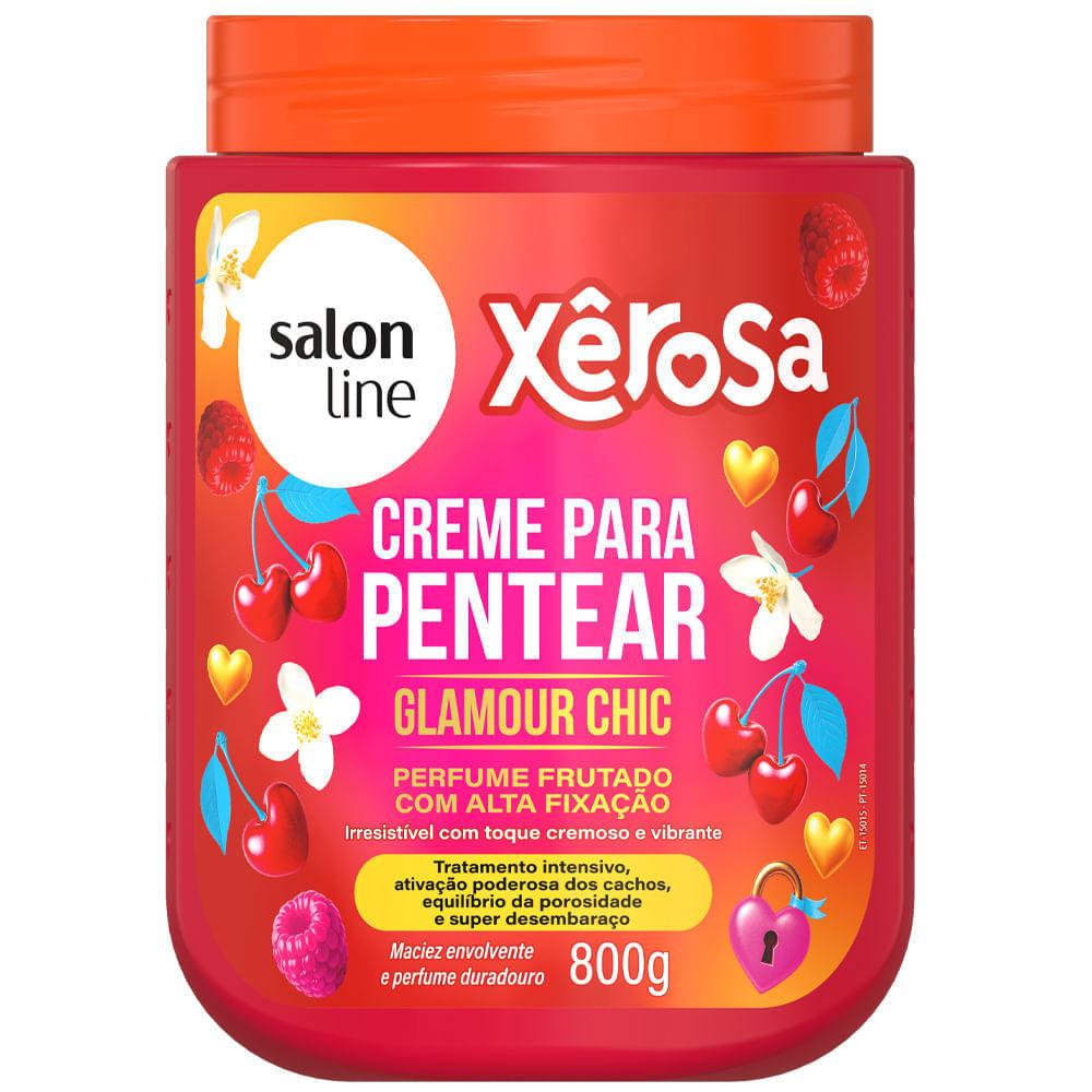 Creme Para Pentear Salon Line Xêrosa Glamour Chic 800g