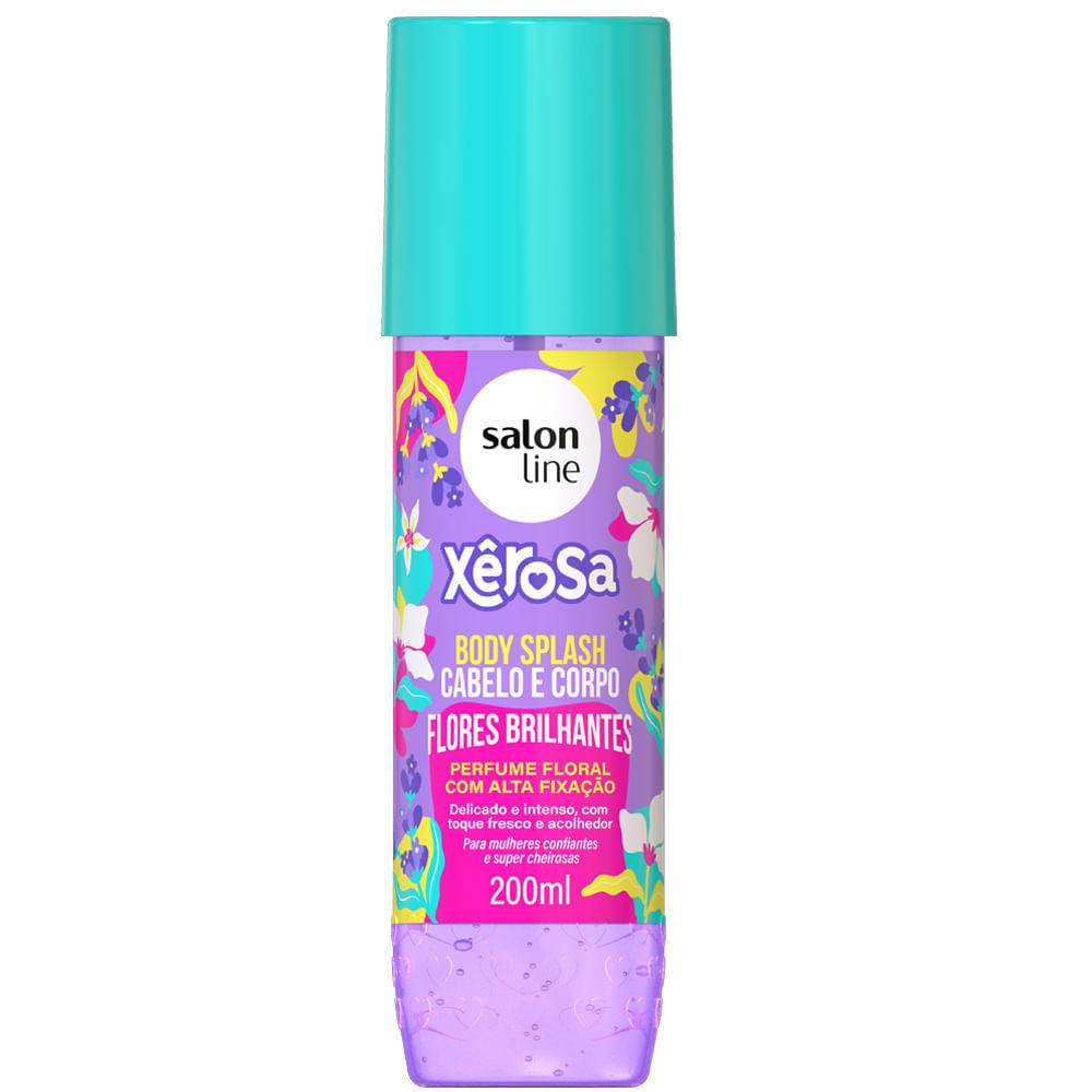 Body Splash Cabelo E Corpo Salon Line Xêrosa Flores Brilhantes 200ml