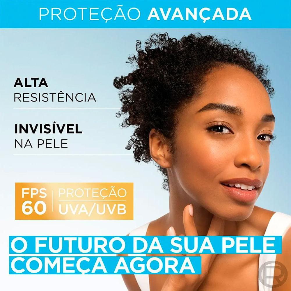 Protetor Solar Facial L Oréal Paris Solar Expertise The Invisible FPS 60 Sem Cor 40ml