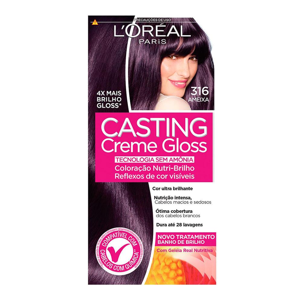 Tintura Creme Casting Creme Gloss L Oréal Ameixa 316 Kit