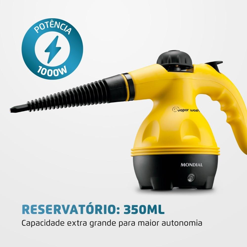 Vaporizador Higienizador 1000w Com Acessórios Vapor Wasch Hg-01 Mondial