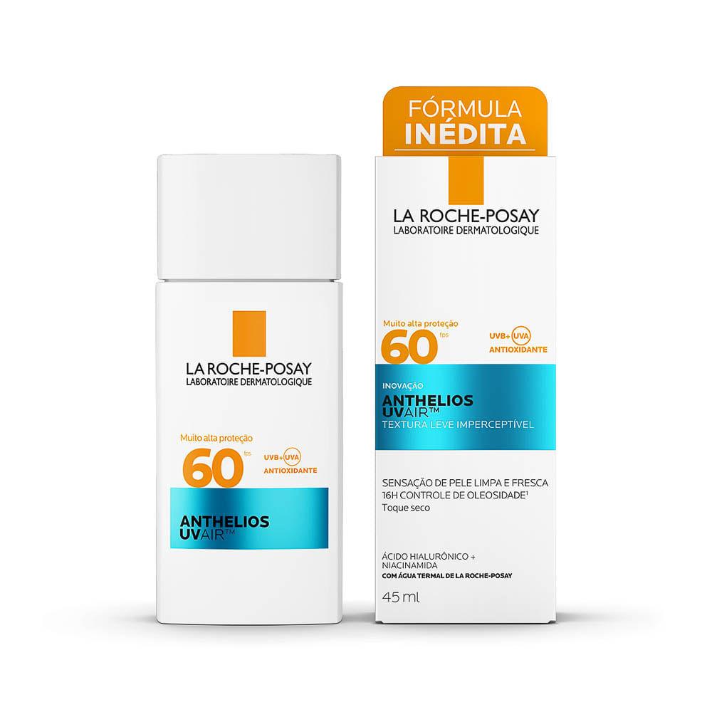 Protetor Solar Facial Anthelios Uv Air FPS 60 Sem Cor 45ml