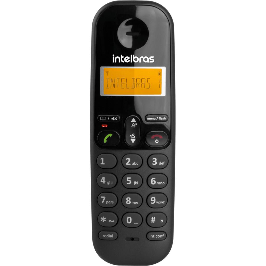 Kit Telefone Sem Fio + Ramal Ts 3112 Preto Intelbras