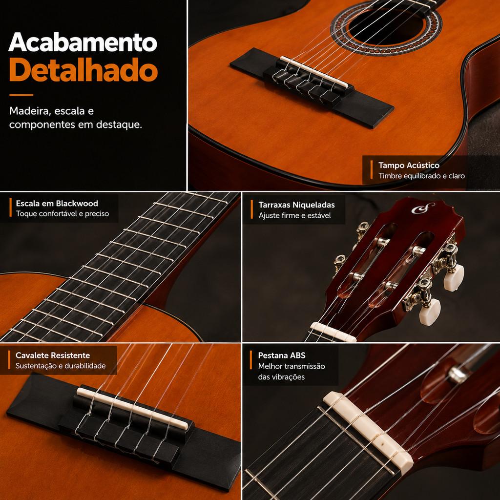 Cavaquinho Acustico Giannini Natural Cs-14 N Cavaco Pagode