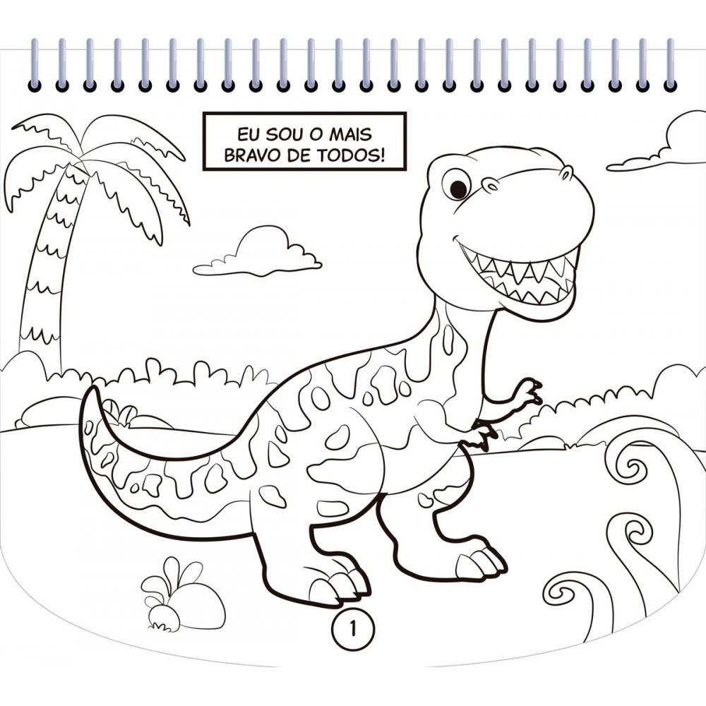 Livro Dinossauros - Livro Com Canetinha