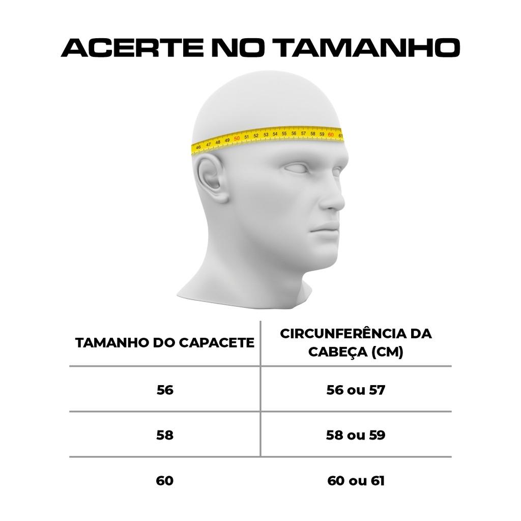 Capacete Aberto Piruzinho Sem Viseira PRO Tork Liberty Solid Masculino Feminino
