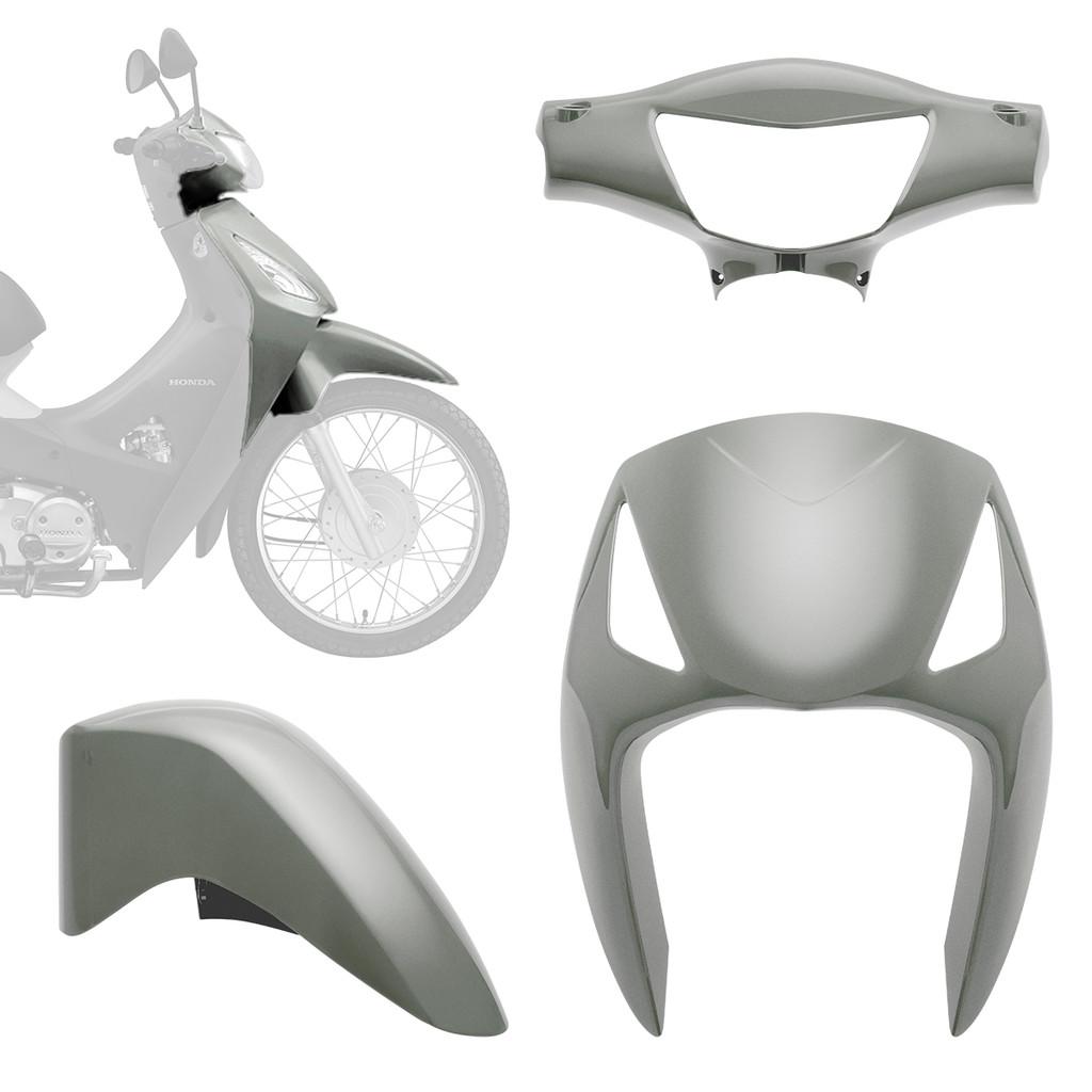 Kit Carenagem Conjunto 3 Peças PRO Tork Moto Compativel Biz 125 2006 2007 2009