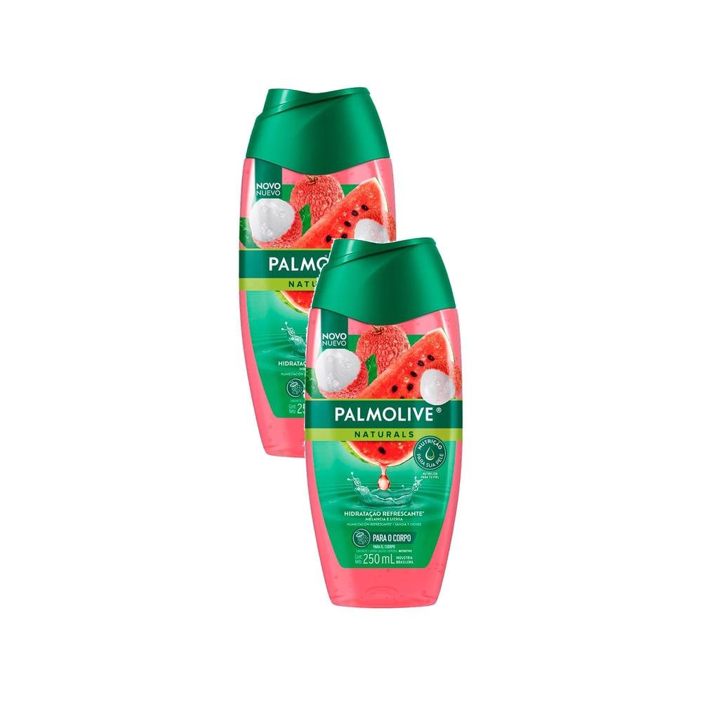 Kit 2 Sabonete Líquido Palmolive Naturals Melancia E Lichia 250ml