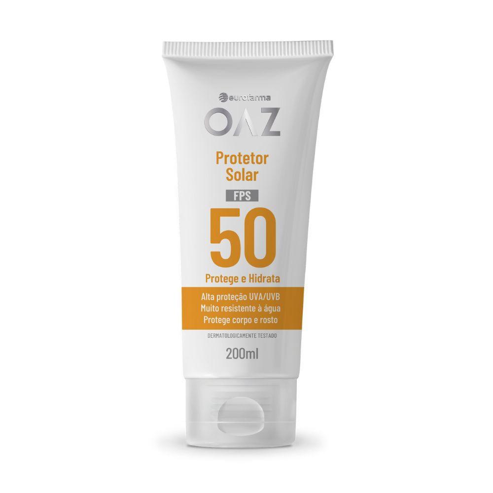 Protetor Solar Eurofarma Oaz FPS 50 Protege E Hidrata 200ml
