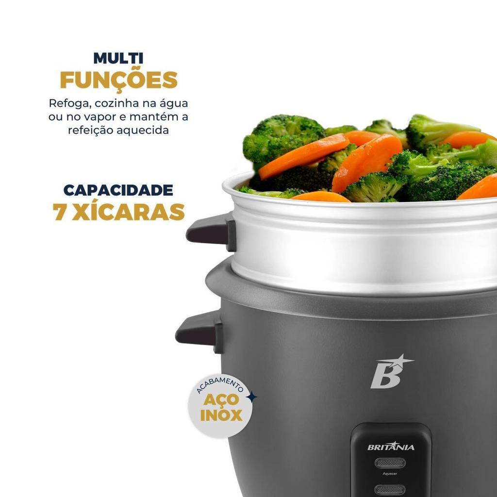 Panela Elétrica Multifuncional Britânia 7 Xícaras 500W Bpa07