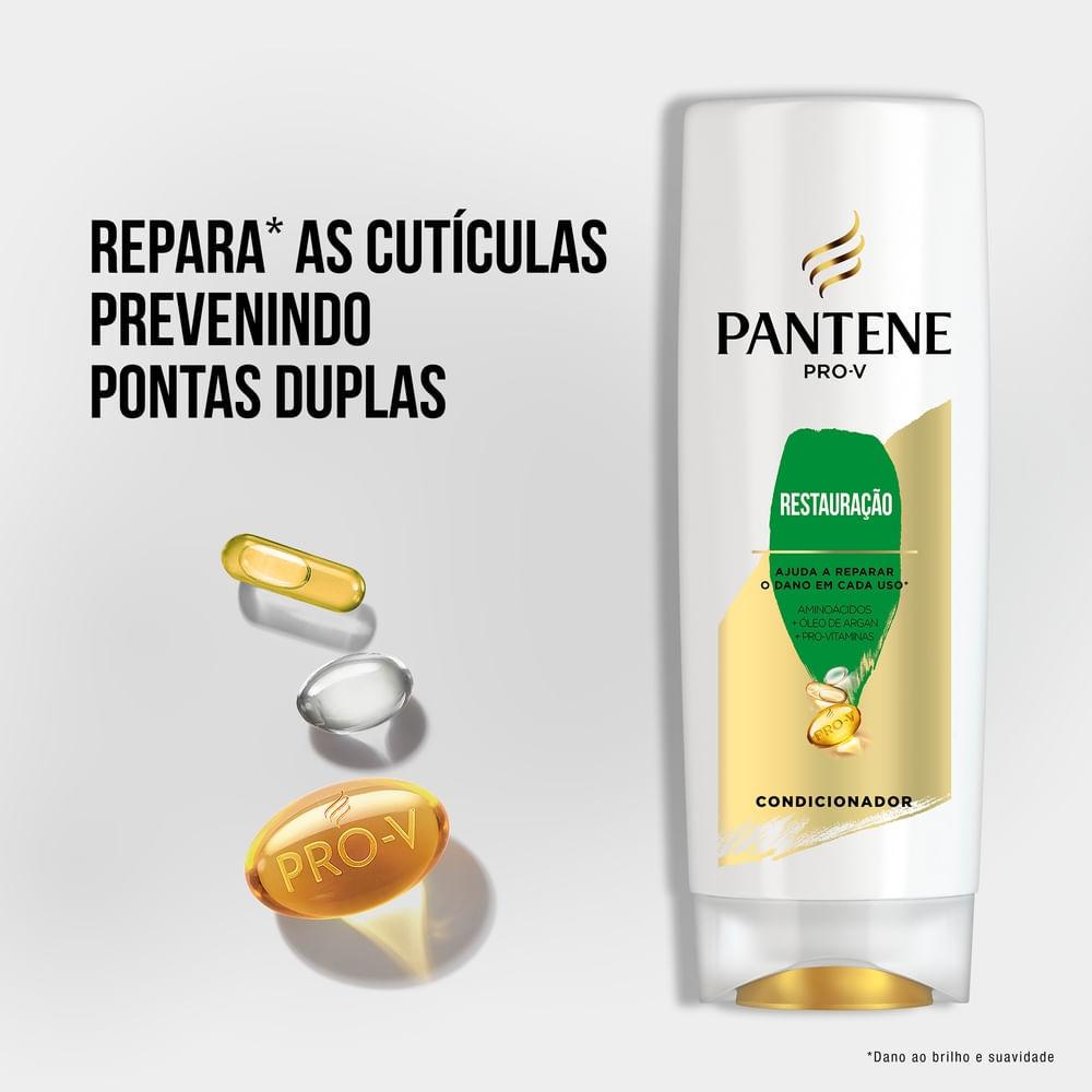 Kit Shampoo Pantene Restauração 350ml + Condicionador 175ml