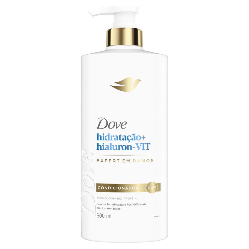 Kit Dove Shampoo 600ml + Condicionador 600ml Hialuron-vit