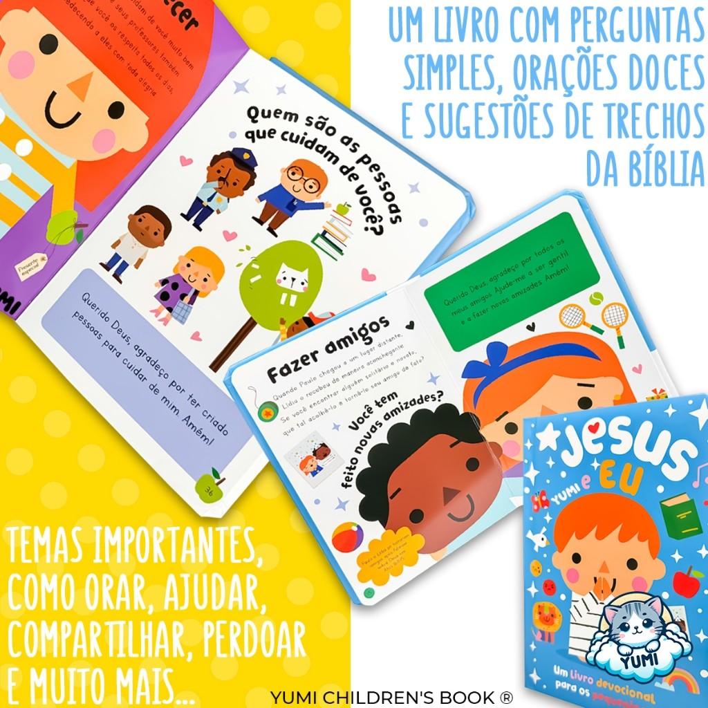 Devocional Jesus E Eu Livro Infantil Histórias Bíblicas Ilustradas Para Crianças Capa Dura 0 A 7 Anos