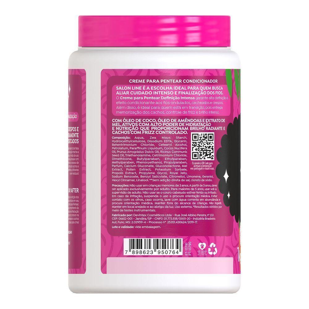 Creme Para Pentear Salon Line Definição Intensa 1kg