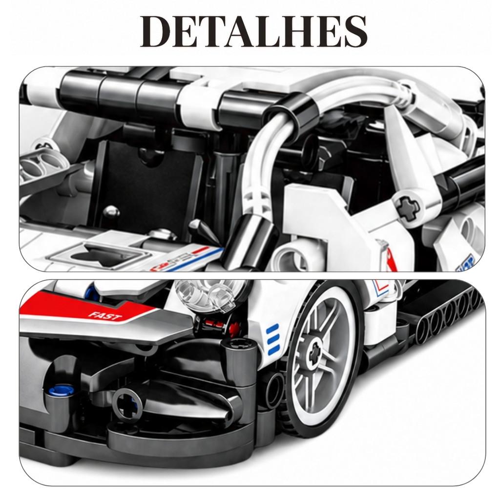 Carro Esportivo Tunado - Blocos De Montar 492 Peças - Castela