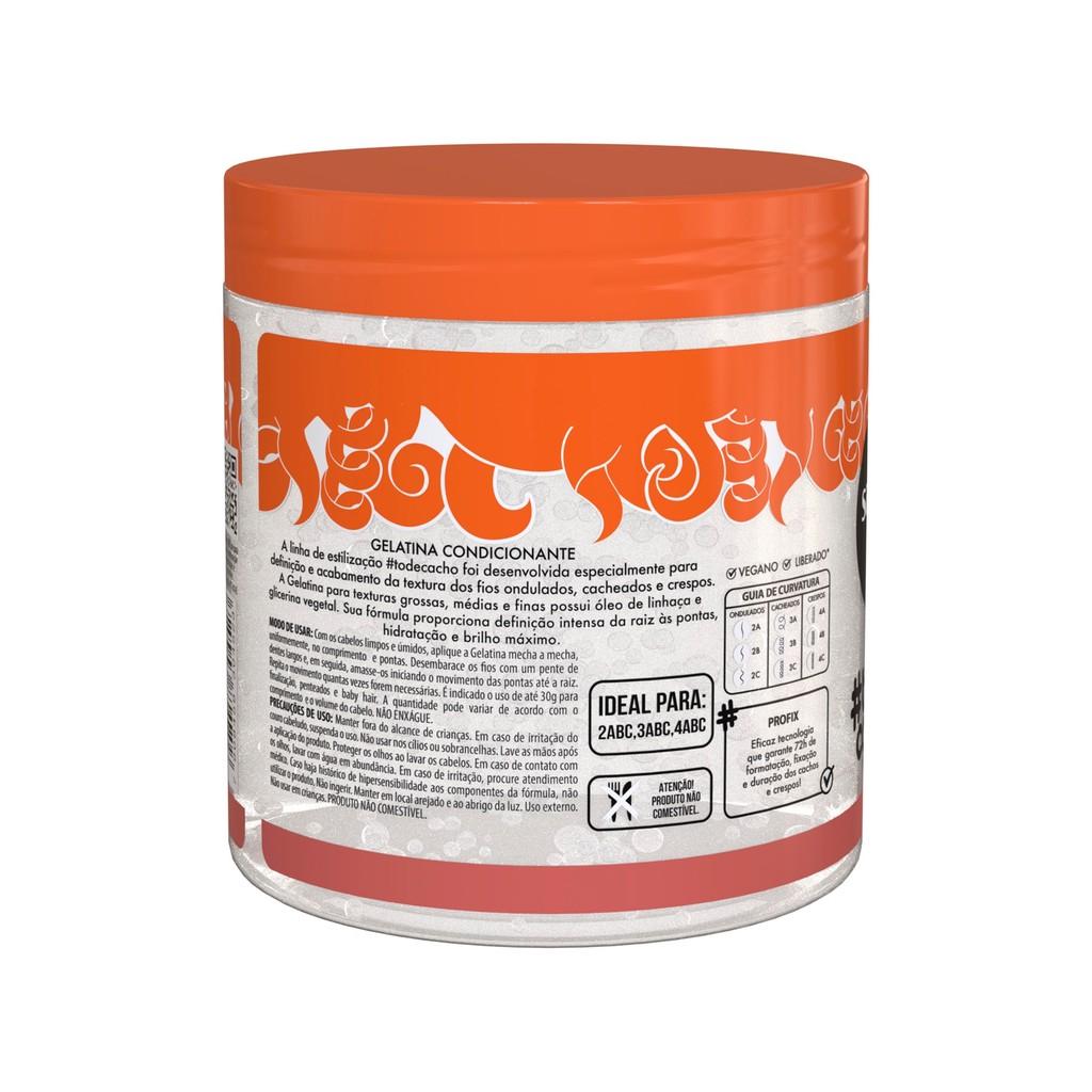 Gelatina Linhaça #todecacho Definição E Brilho Salon Line 550g