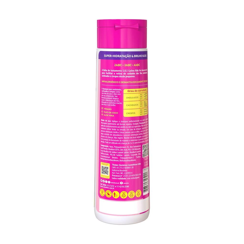 Shampoo Sos Cachos Kids Hidratação Salon Line 300ml