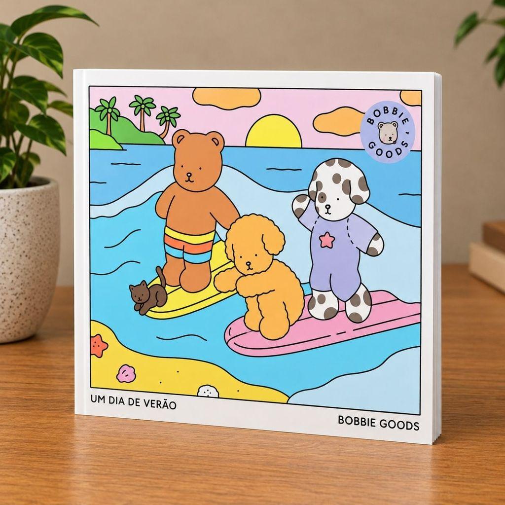 Um Dia De Verão Livro De Colorir Oficial Bobbie Goods
