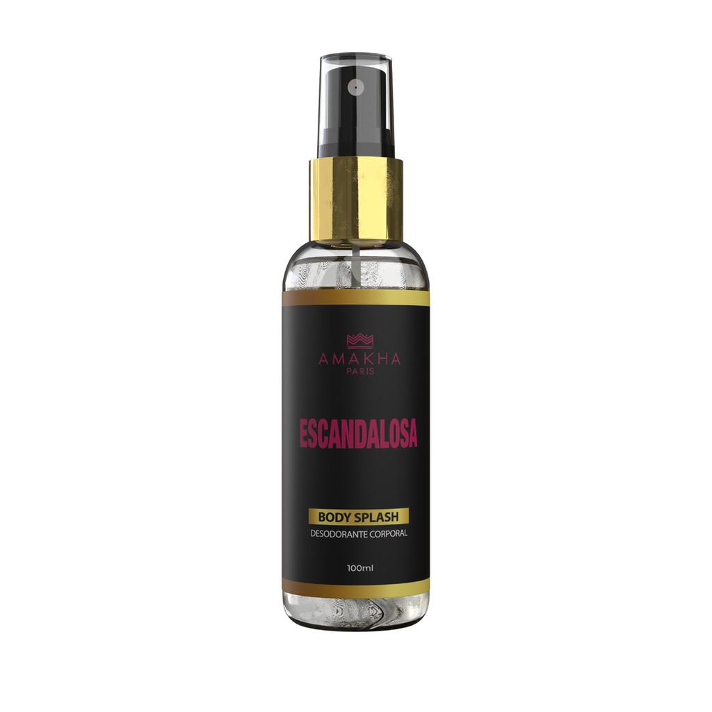Kit Feminino Escandalosa Amakha Paris Com Perfume 15ml + Body Splash 100ml Chipre Floral Marcante