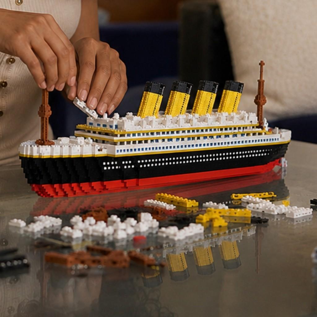 Blocos Montar Titanic Conjunto Construção 2796 Peças-castela