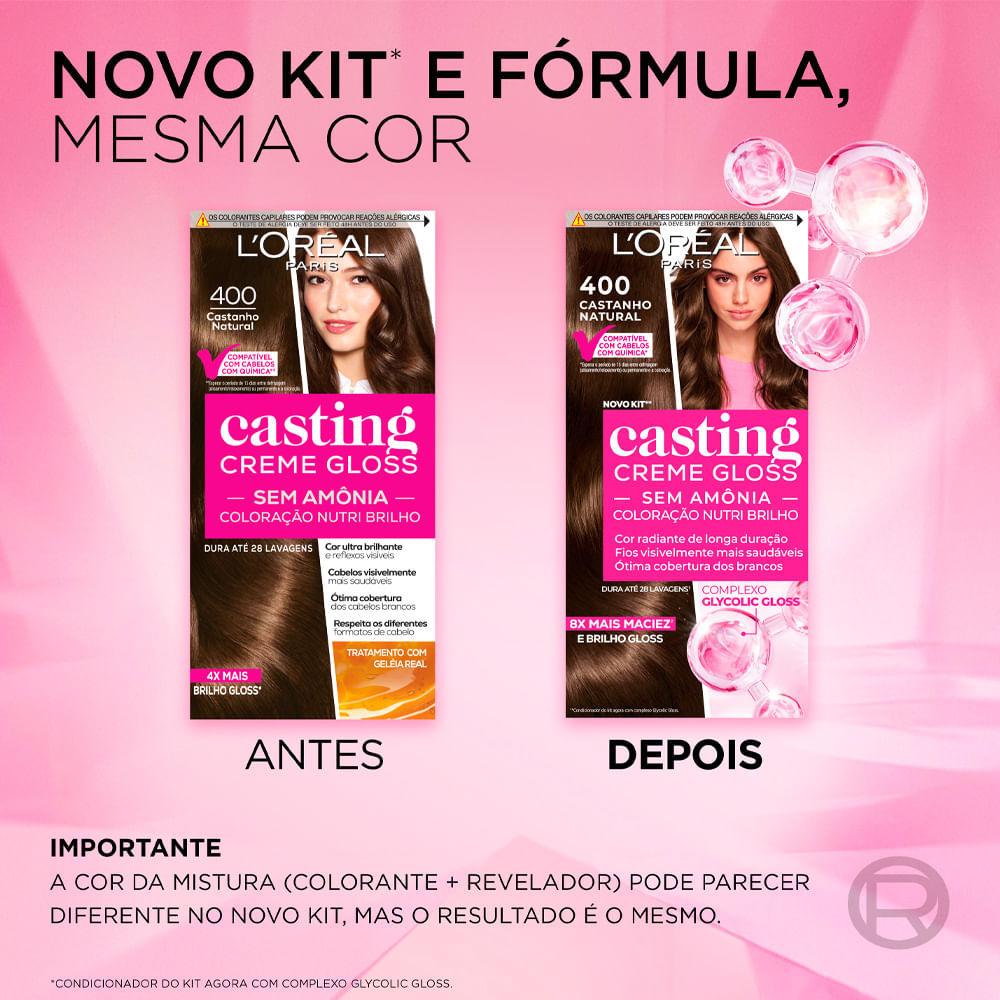 Tintura Casting Creme Gloss Castanho Natural 400