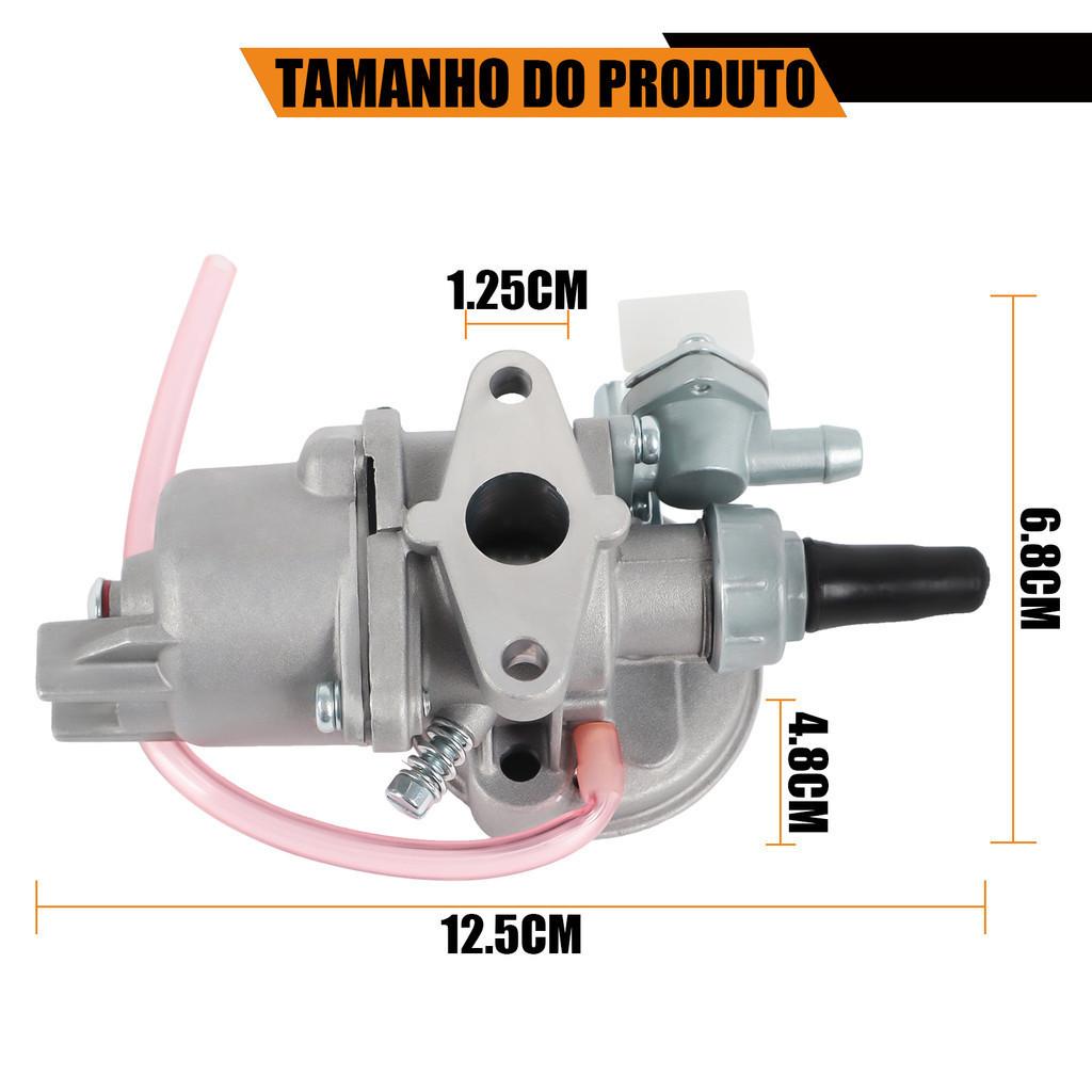 Carburador Mini Moto + Filtro Mini Moto 49cc 2 Tempos