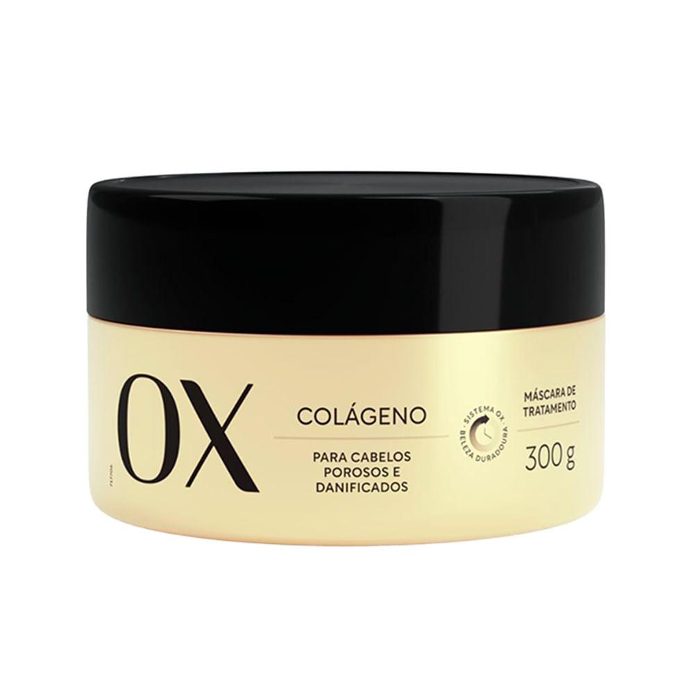 Kit Ox Shampoo 200ml E Condicionador Colágeno 170ml Mais Máscara Ox Colágeno 300g