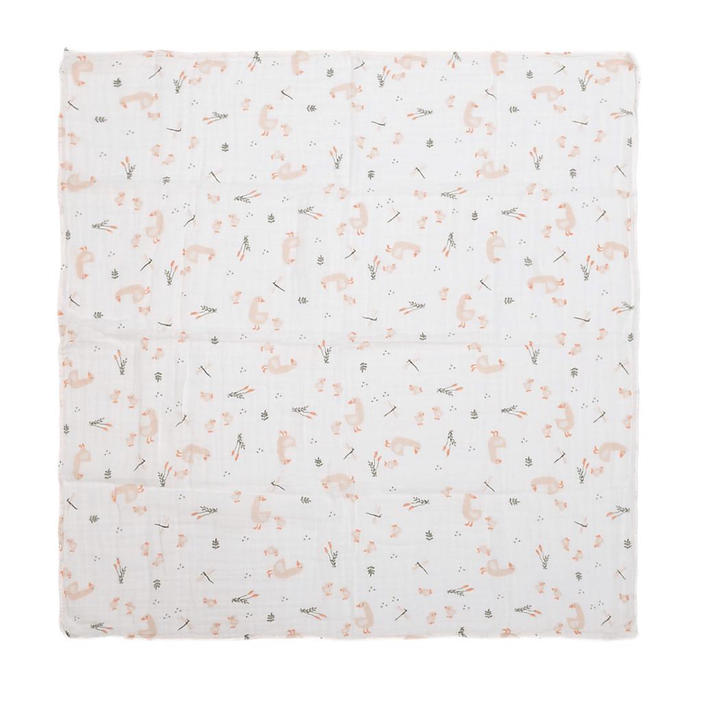 Kit Cueiro Bebê Papi Soft Estampa Patinhos 3 Peças 80cm X 80cm